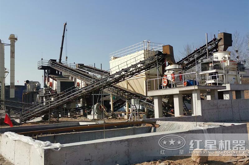 時產850噸砂石生產線現場 時產850噸砂石生產線現場