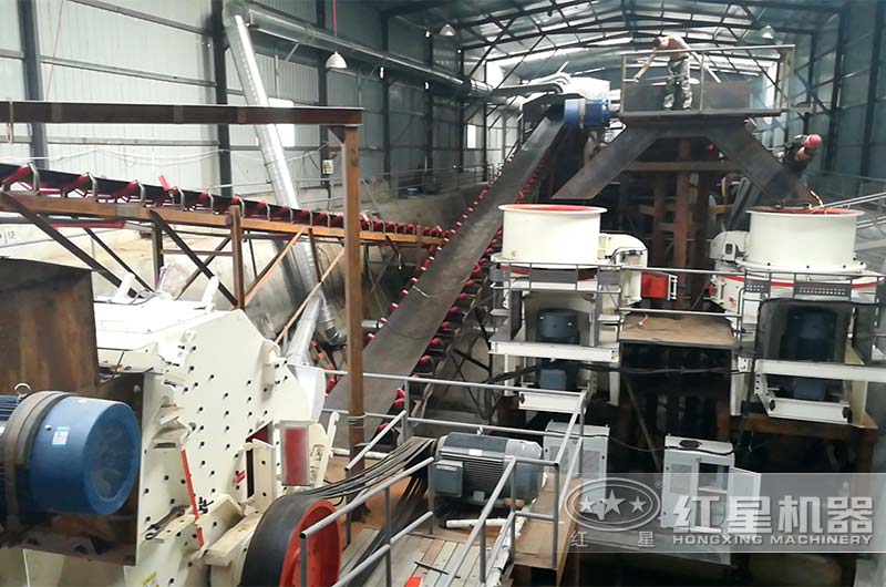 項目二期現場HVI制砂機 項目二期現場HVI制砂機