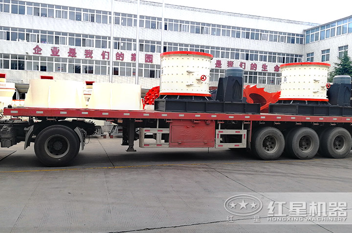 玻璃粉碎設備廠家發(fā)貨現場，快速投產用戶生產現場