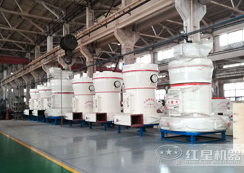 石灰石磨粉機(jī)車間實拍